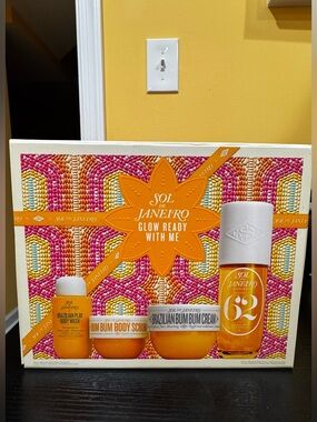 Sol De Janeiro glow ready with me Bath and body gift set brand new